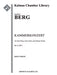Kammerkonzert, Op. 8/ IAB 3 (Chamber Concerto) for Solo Piano, Solo Violin, and Thirteen Winds