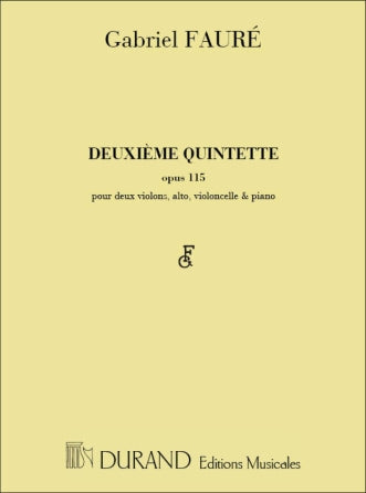 Piano Quintet No. 2 Op. 115 樂譜封面