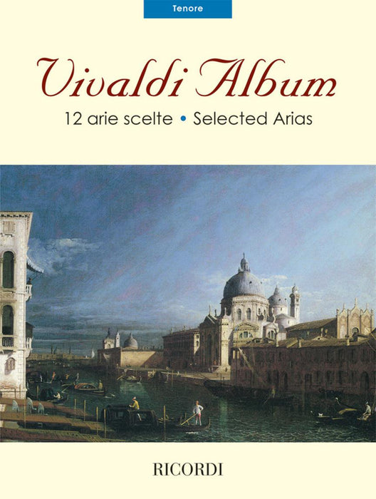Vivaldi Album 12 Selected Arias for Tenor with Piano