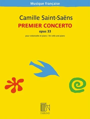 Saint-Saens - Concerto #1 in Amin Op33 - Cello/Piano Accompaniment Durand