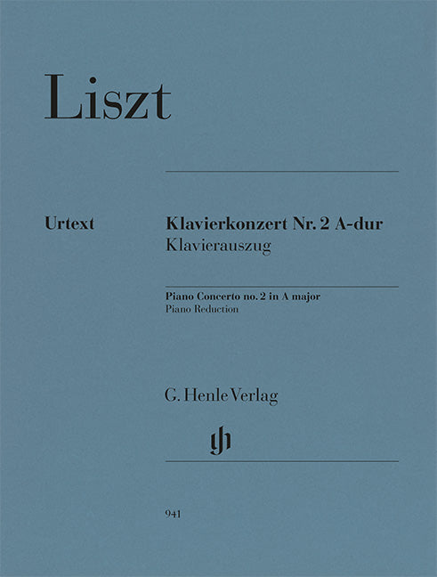 Liszt, Franz – Piano Concerto no. 2 in A major