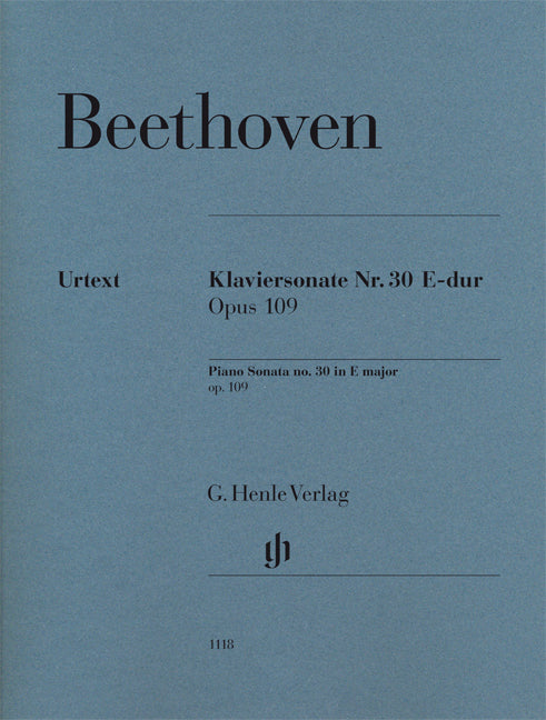 Beethoven, Ludwig van – Piano Sonata no. 30 in E major op. 109