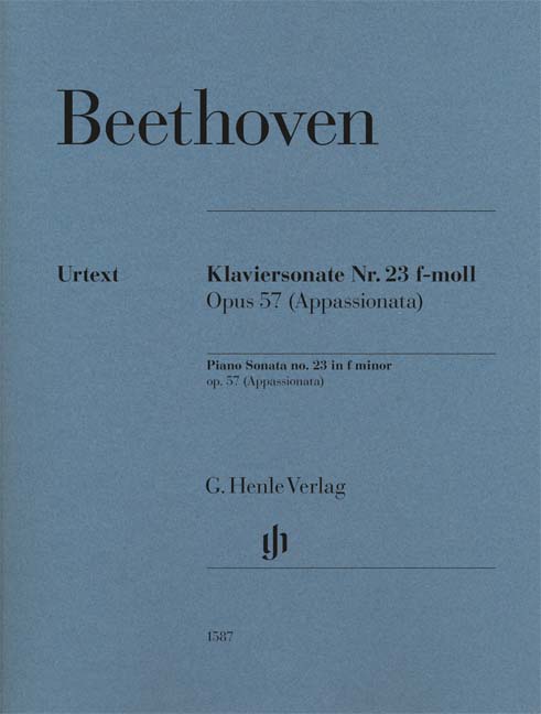 Beethoven, Ludwig van – Piano Sonata no. 23 f minor op. 57