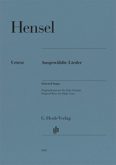 Hensel, Fanny – Selected Songs