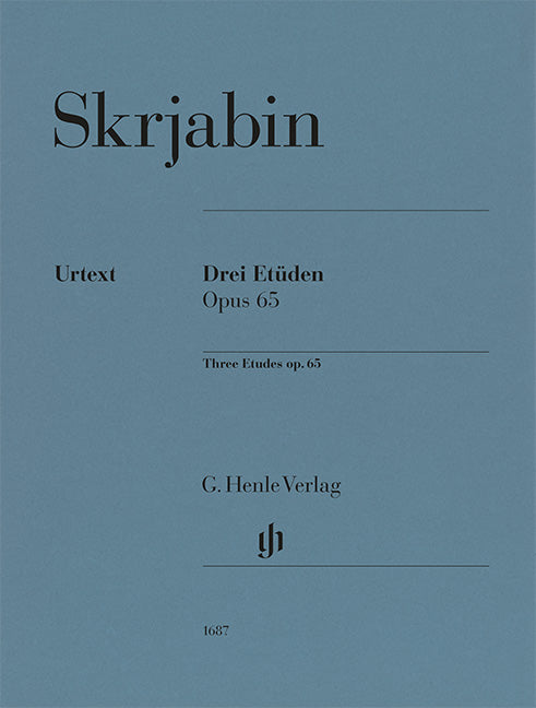 Skrjabin, Alexander – Three Etudes op. 65