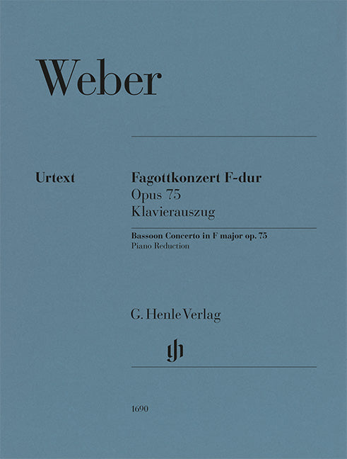Weber, Carl Maria von – Bassoon Concerto in F major op. 75