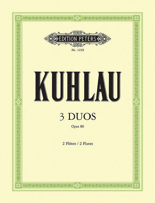 3 Duos for Flutes Op. 80