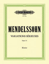 Variations S廨ieuses in D minor Op.54