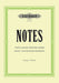 Notes: Text & Music Writing Book / Notiz- und Notenschreibheft