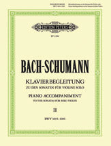 Piano Accompaniment to the Sonatas for Solo Violin, Vol.2