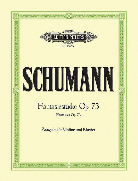 Fantasiestke op. 73 for Violin and Piano