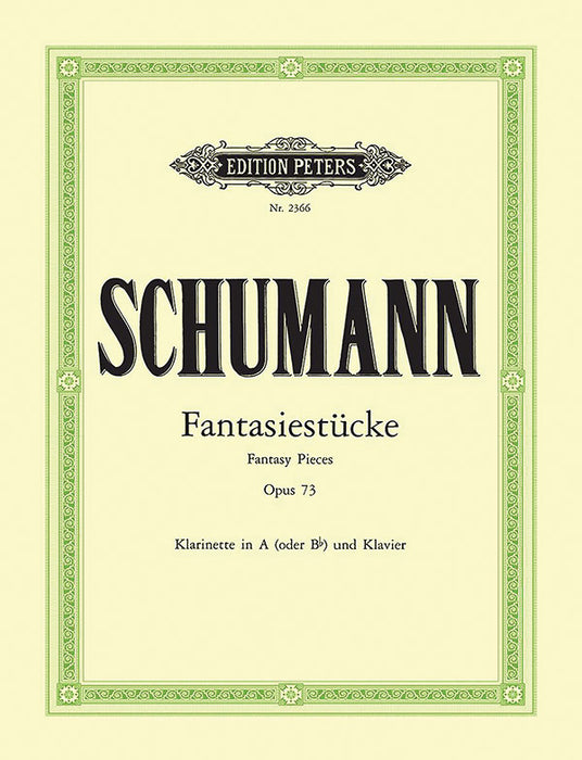 Fantasiestke op. 73 for Clarinet (in A or B flat) and Piano