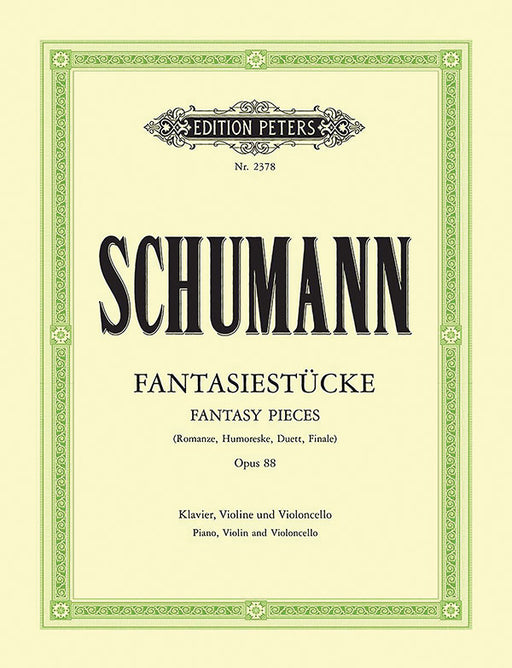 Fantasiestke Op. 88 for Violin, Cello and Piano