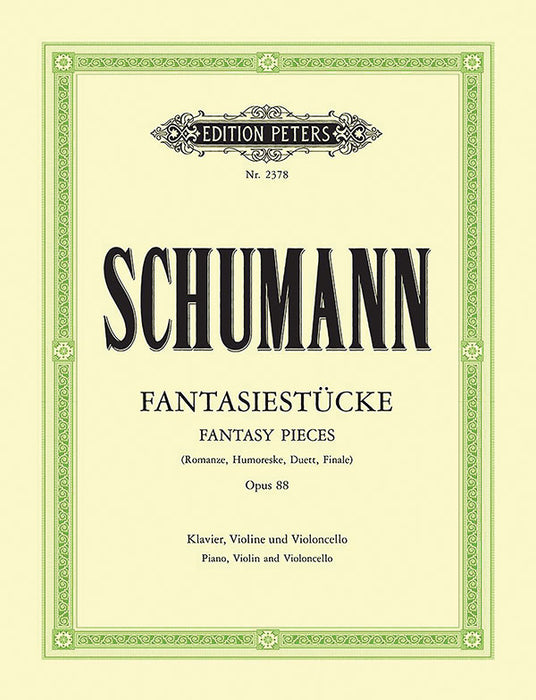 Fantasiestke Op. 88 for Violin, Cello and Piano