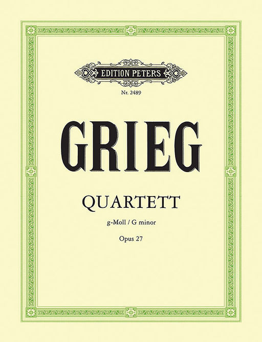 String Quartet in G minor Op. 27