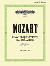 Piano Quartets in G minor K478 and E flat K493