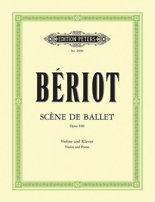 Sc鋝e de ballet Op. 100 (Edition for Violin and Piano)