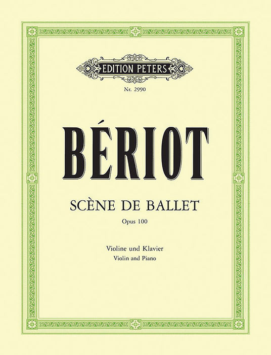 Sc鋝e de ballet Op. 100 (Edition for Violin and Piano)