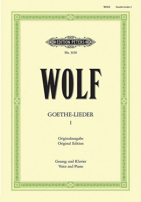 Goethe-Lieder: 51 Songs Vol. 1