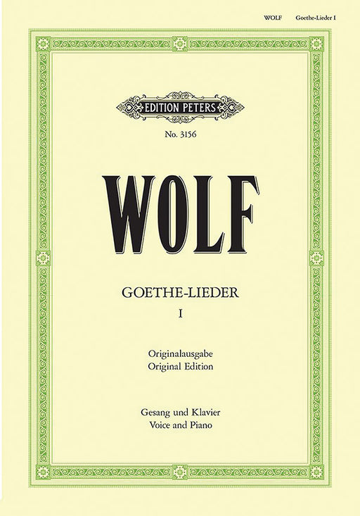 Goethe-Lieder: 51 Songs Vol. 1