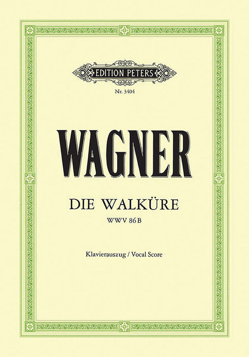 Die Walke WWV 86b (Vocal Score)