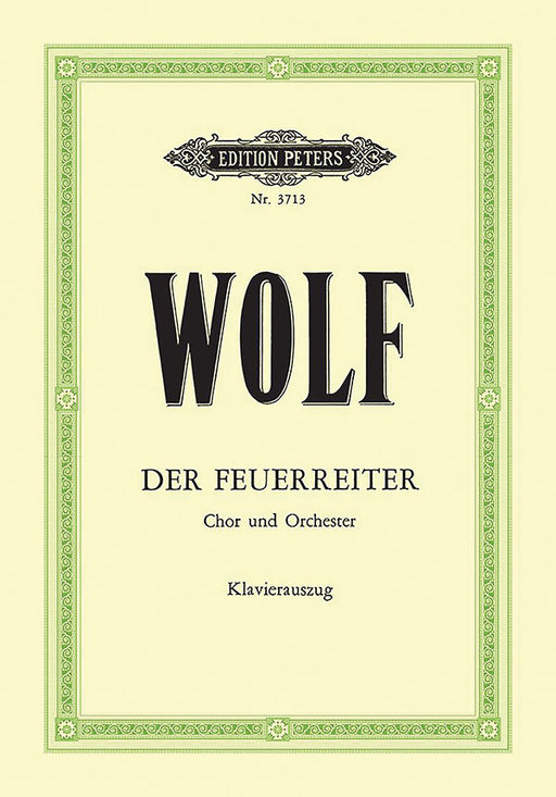 Der Feuerreiter for Mixed Choir and Orchestra (Vocal SCore)