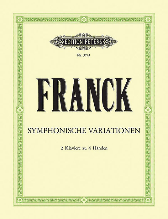 Symphonic Variations for Piano and Orchestra (Edition for 2 Pianos)