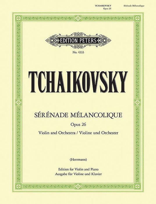S廨幯ade m幨ancolique Op. 26 (Edition for Violin and Piano)