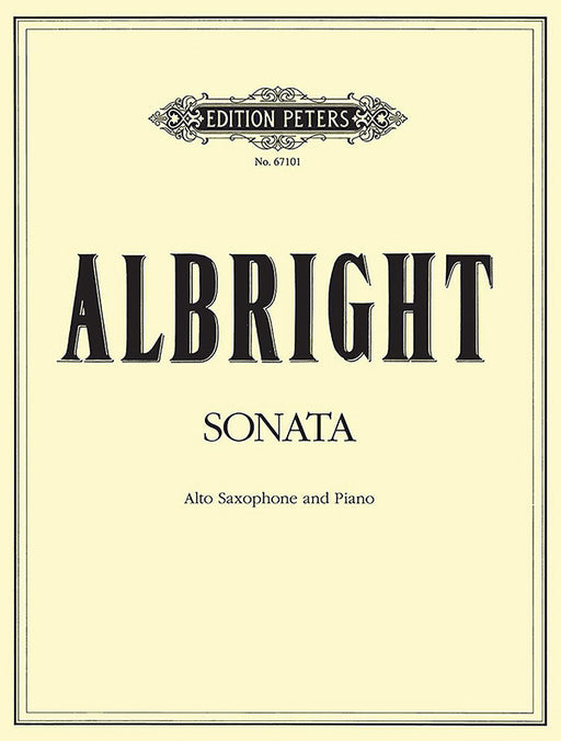 Sonata for Alto Saxophone and Piano