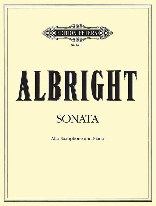 Sonata for Alto Saxophone and Piano
