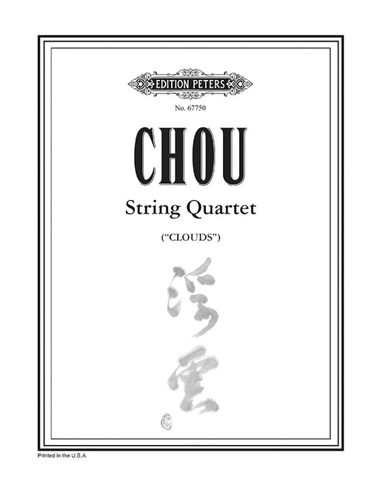 String Quartet No. 1 "Clouds" (Score)