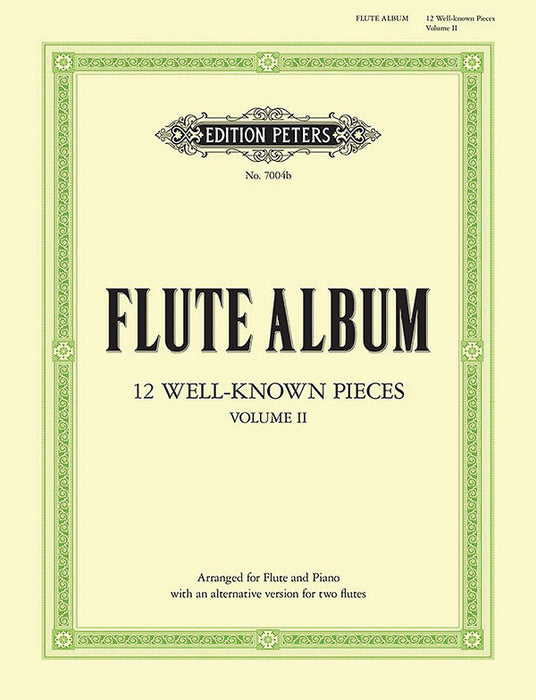 Flute Album: 12 Well-known Pieces (Arr. for Flute & Piano or 2 Flutes), Vol. 2