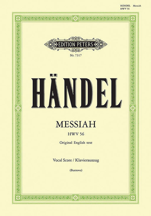 Messiah HWV 56 (Vocal Score)