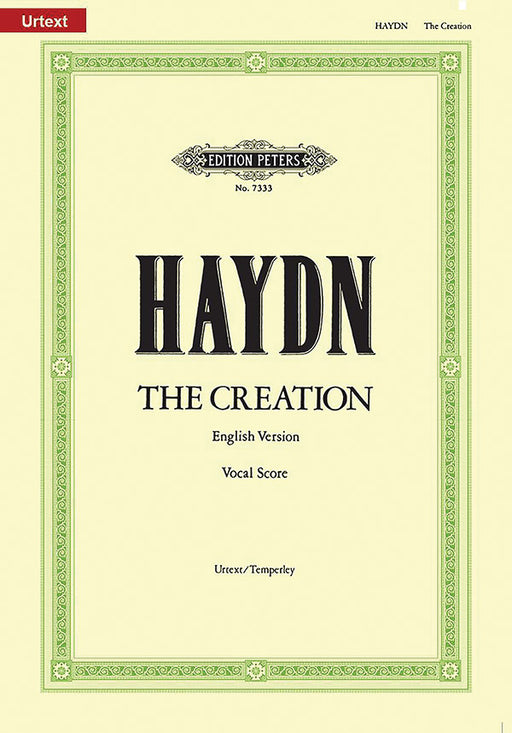 The Creation Hob.XXI/2 Vocal Score