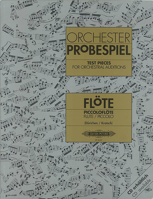 Test Pieces for Orchestral Auditions: Flute, Piccolo