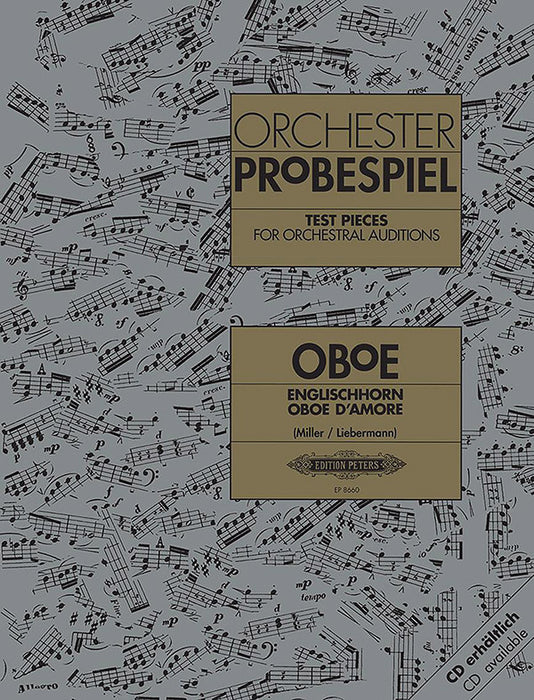 Test Pieces for Orchestral Auditions: Oboe, Cor Anglais, Oboe d'amore