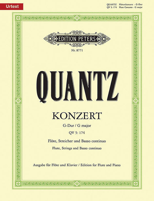 Flute Concerto in G QV 5:174 (Edition for Flute and Piano)