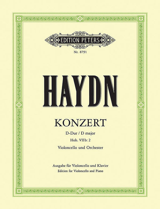 Cello Concerto in D Hob. VIIb:2 (Edition for Cello and Piano)