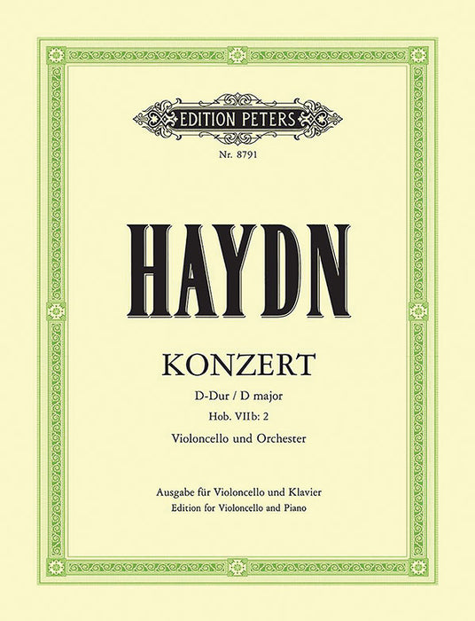 Cello Concerto in D Hob. VIIb:2 (Edition for Cello and Piano)