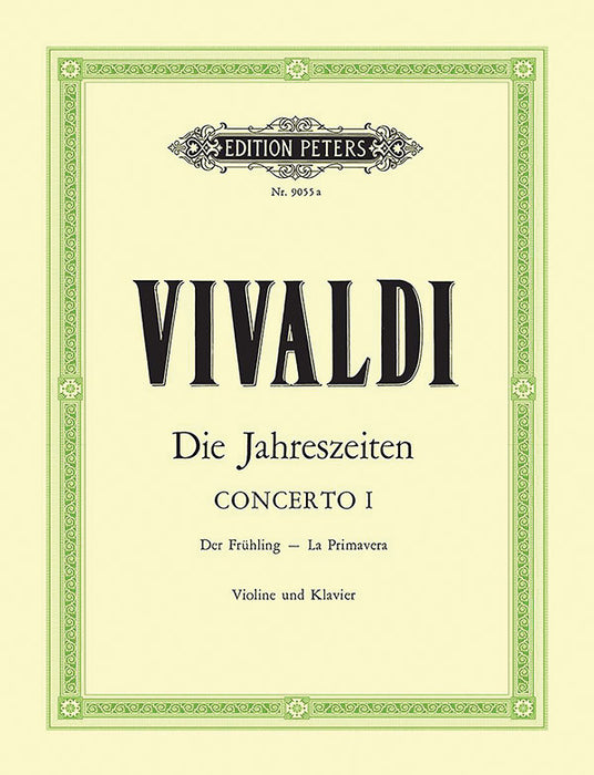 Violin Concerto in E Op. 8 No. 1 Spring (Edition for Violin and Piano)
