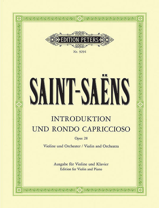 Introduction and Rondo capriccioso Op. 28 (Edition for Violin and Piano)