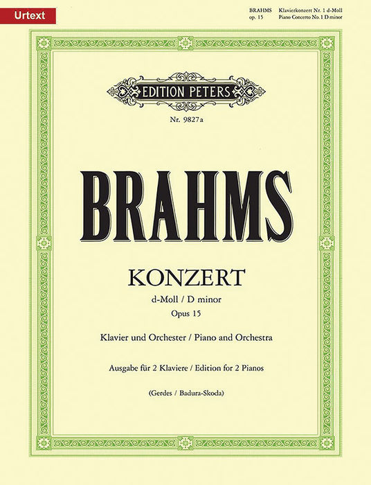 Piano Concerto No. 1 in D minor op. 15 (Edition for 2 Pianos)