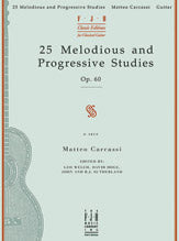 25 Melodious and Progressive Studies, Op. 60