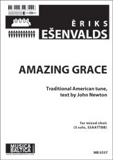 Amazing Grace for SSAATTBB Choir