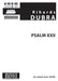 Psalm 22 for SATB Choir