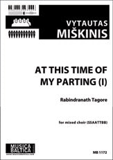 At the Time of My Parting (Version I) (Mixed Choir)