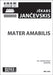 Mater Amabilis for SSATB Choir