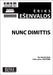 Nunc Dimittis for Solo Voice and SSATTBB Choir