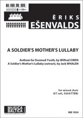 A Soldier's Mother's Lullaby for SSAATTBB Choir