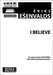 I Believe for SSATTBB Mixed Choir, Solo Violin and String Orchestra